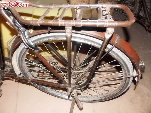 老自行车文革前天津自行车二厂生产的红双喜牌